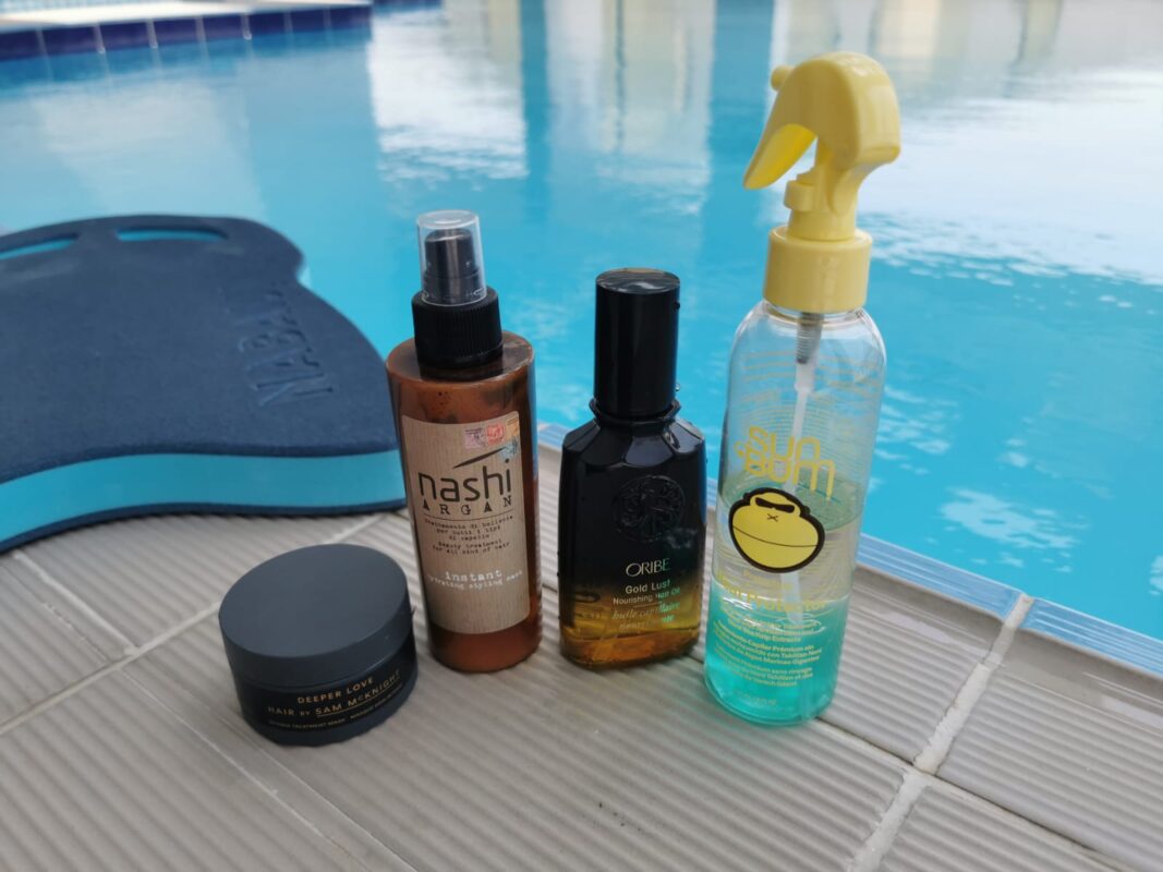 Oribe Gold Lust Nourishing Oil
Hair by Sam McKnight Deeper Love
Nashi Argan Beauty Treatment
Sun Bum Heat Protector
Aveda Thickening Tonic
Briogeo Superfoods 
power-packed haircare