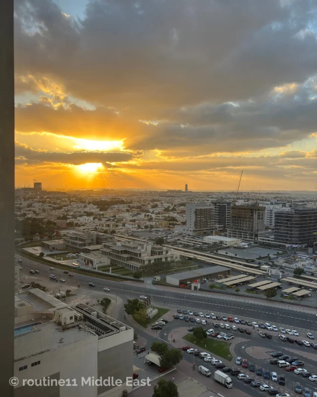 view from work in Dubai