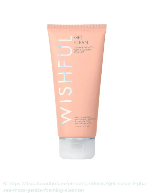 Huda Beauty Wishful PHA & SEA MOSS GENTLE FOAMING CLEANSER
